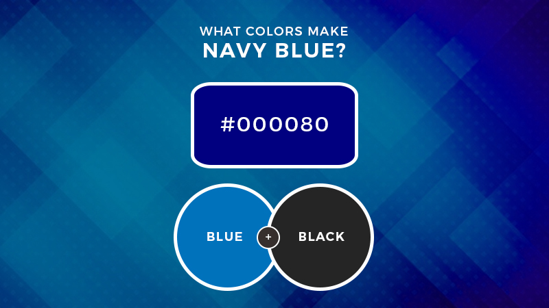 What Two Colors Make Navy Blue