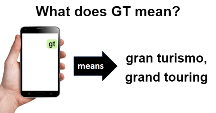 What Does Gt Mean In Text Message