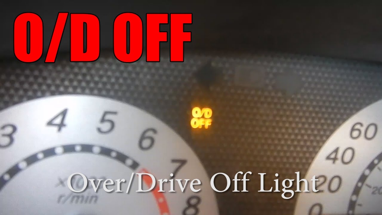 O/d Off Nissan How To Turn On