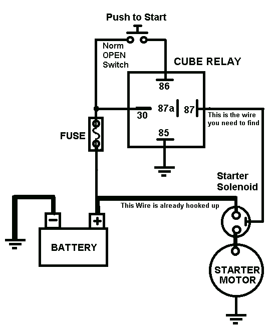 2009 Nissan Cube Starter Relay Location