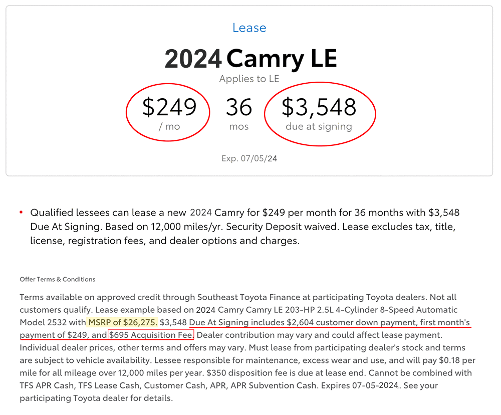 How To Tell If Lease Is Good Deal