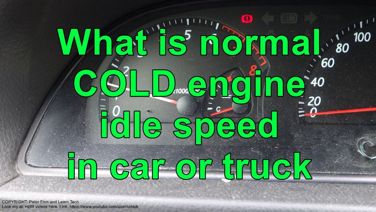 What Should My Rpm Be At Idle