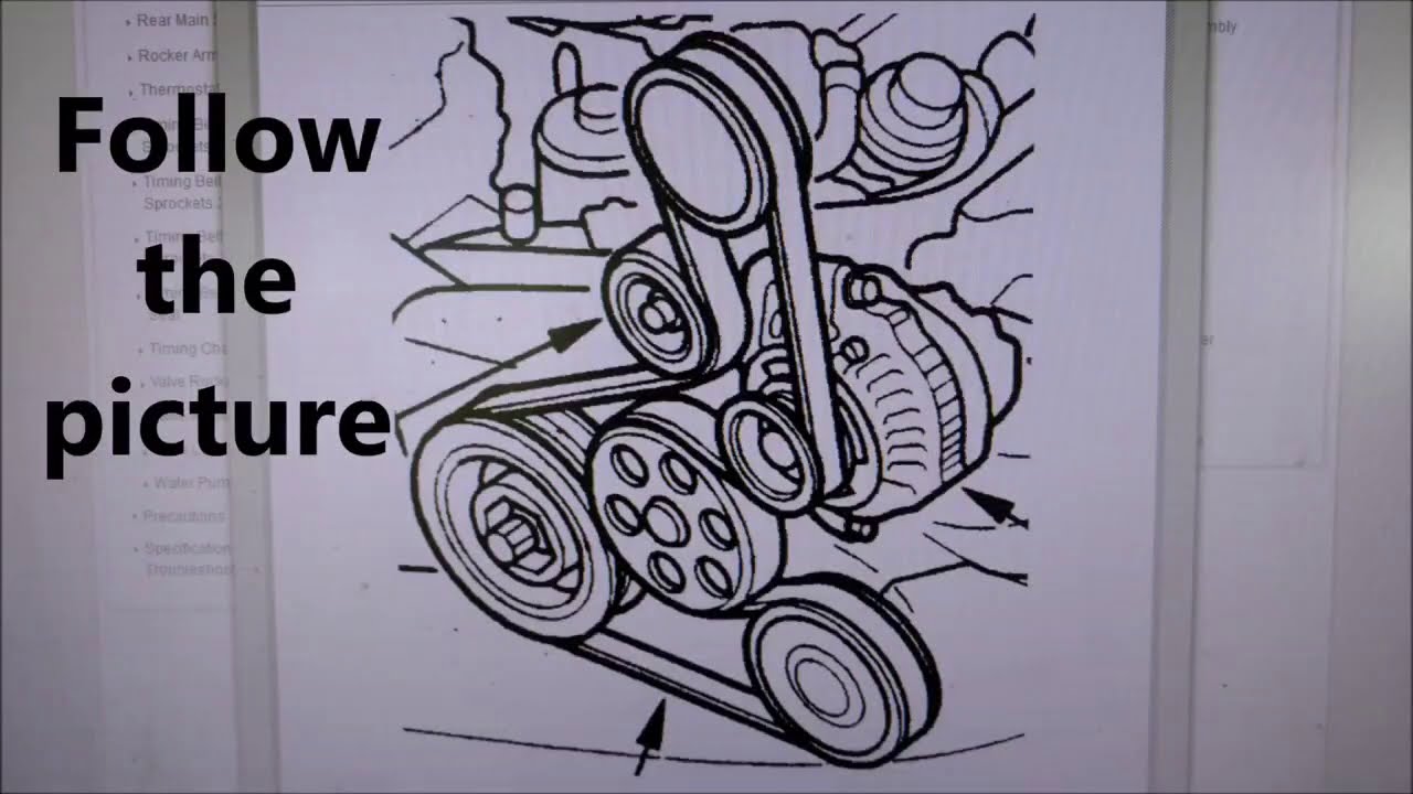 2008 Acura Tsx Serpentine Belt Diagram