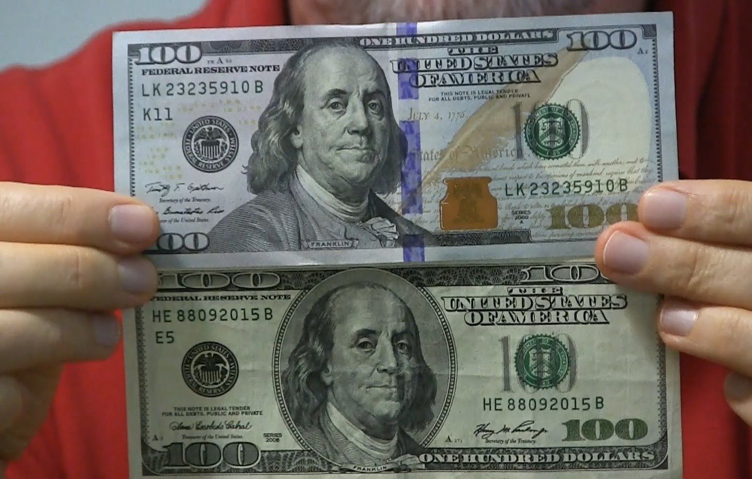 When Did Blue Hundreds Come Out