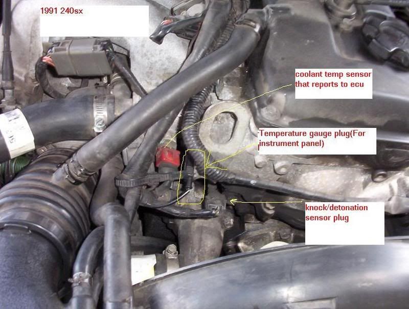240sx Coolant Temp Sensor Location