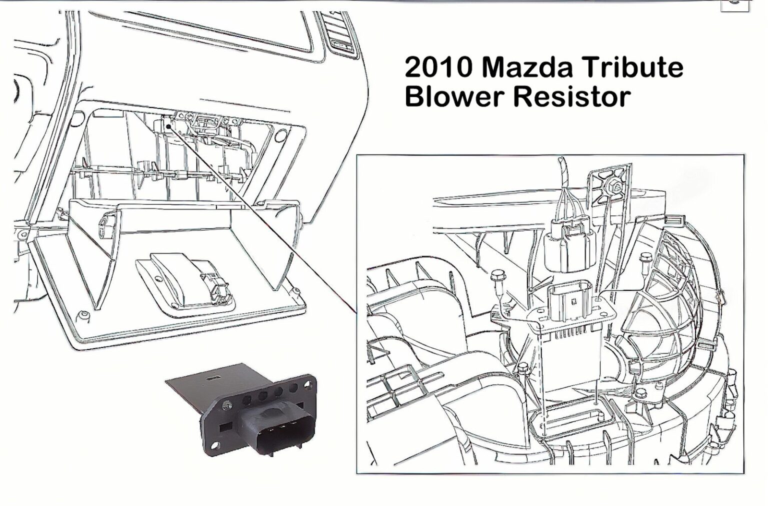 Where Is Blower Motor Resistor Located