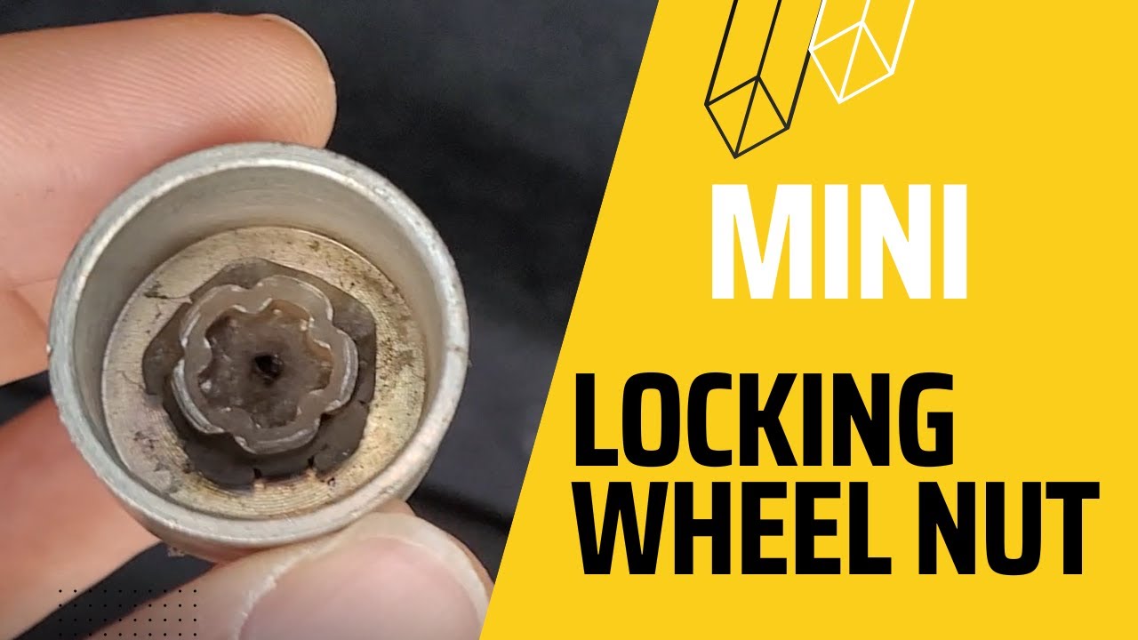 How To Remove A Wheel Locking Nut Without The Key Where To Find The Locking Wheel Nut - Mini Countryman - YouTube