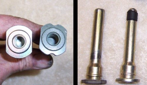 Which Caliper Pin Goes On Top