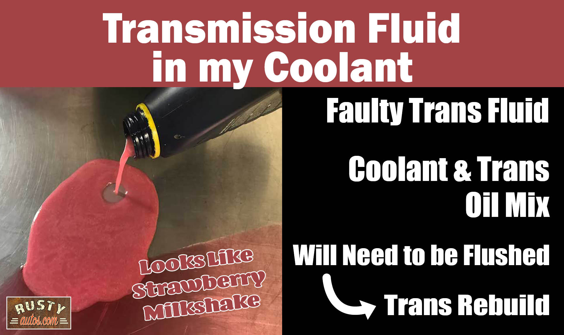 Transmission Fluid In Coolant Reservoir