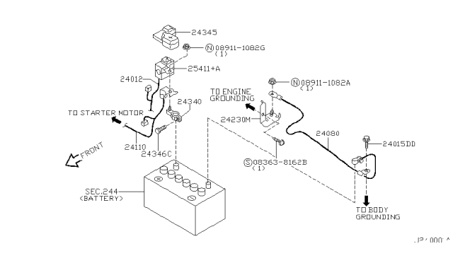 2002 Nissan Maxima Ignition Coil Diagram