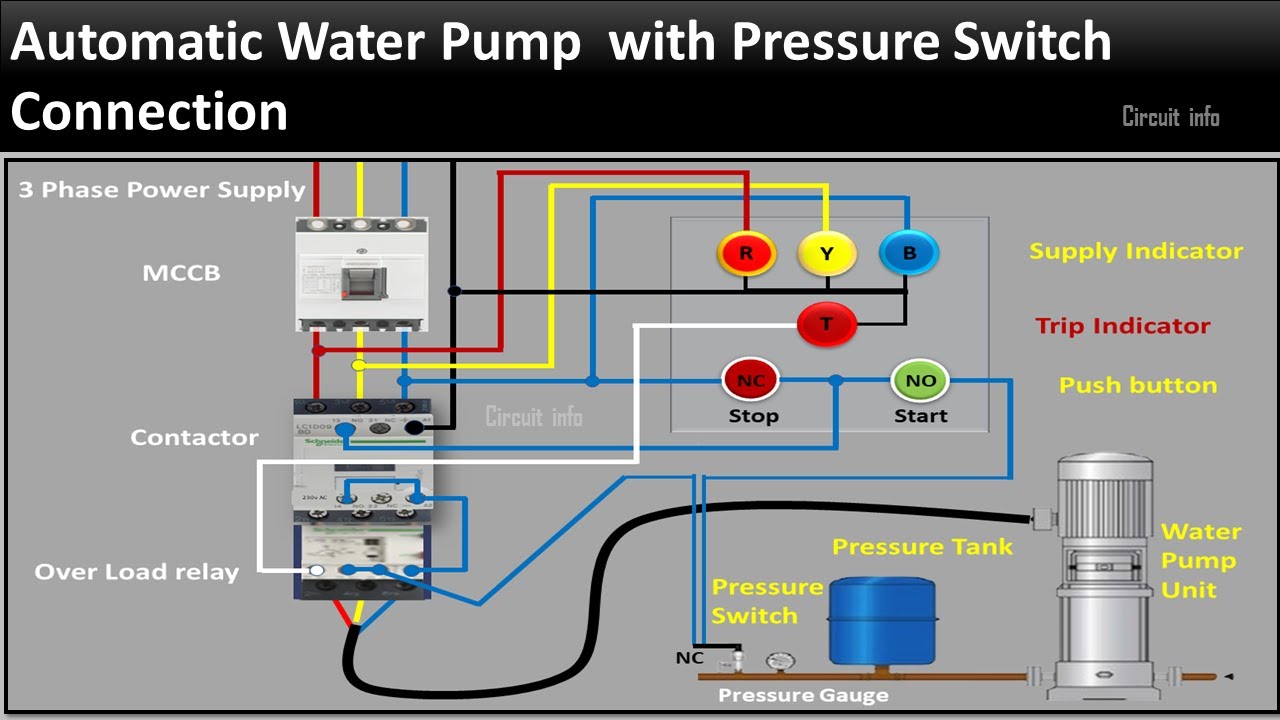 Pressure Switch For Water Pump Wiring Diagram