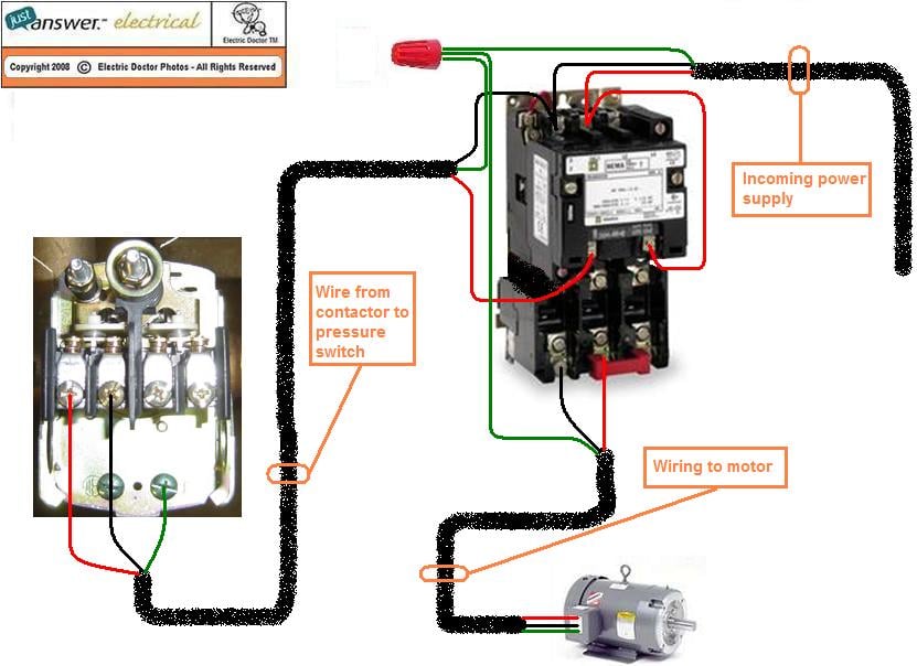 Wiring Diagram For Air Compressor Pressure Switch