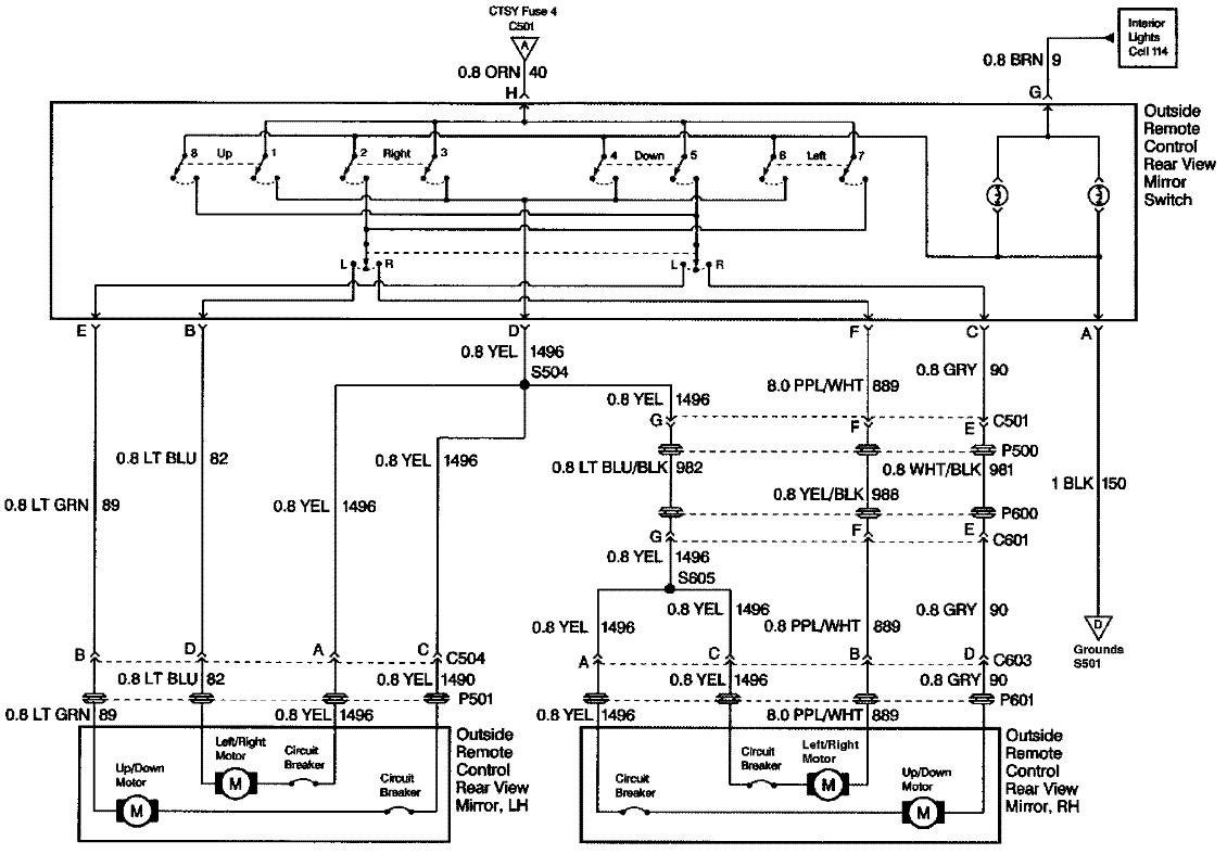 2007 Chevy Trailblazer Radio Wiring Diagram
