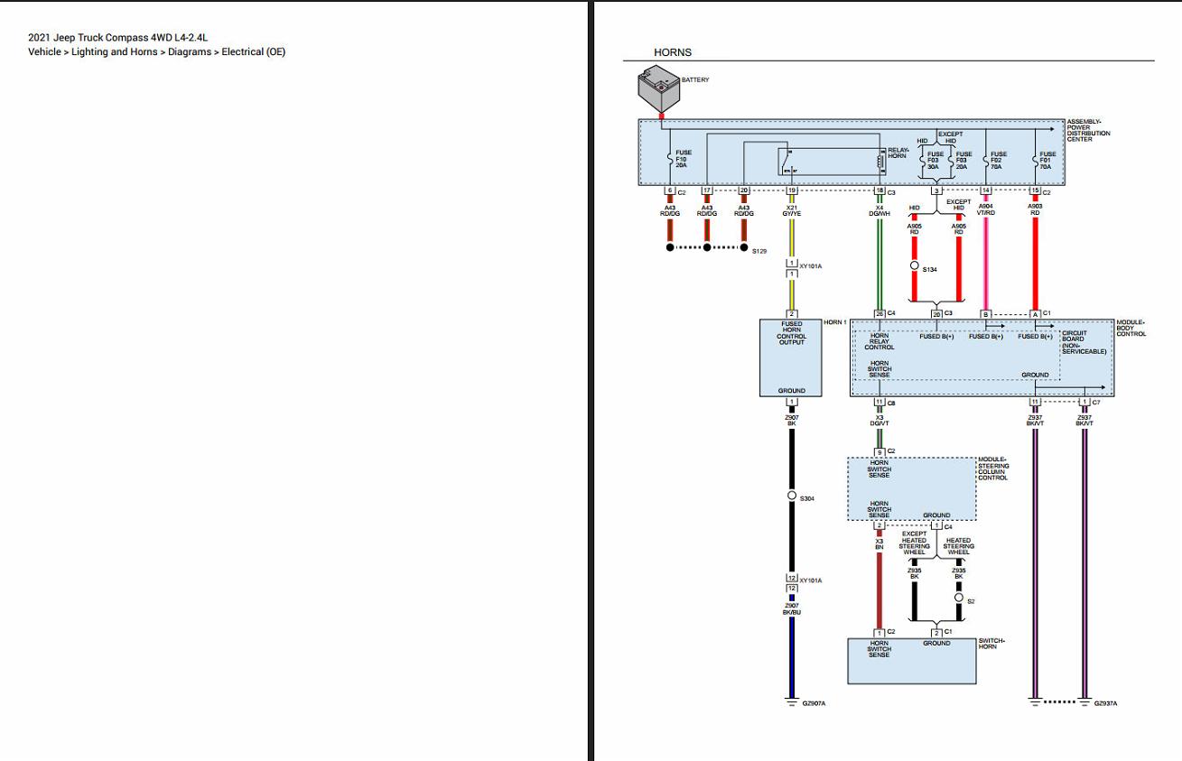 Wiring Diagrams For 2018 Jeep Compass Radion