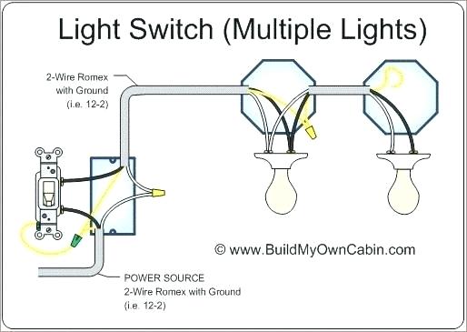Two Lights One Switch Wiring Diagram