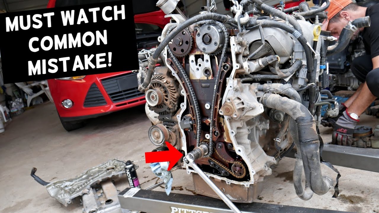 How To Replace The Timing Chain YOU MUST DO THIS WHEN REPLACING TIMING BELT OR TIMING CHAIN - YouTube