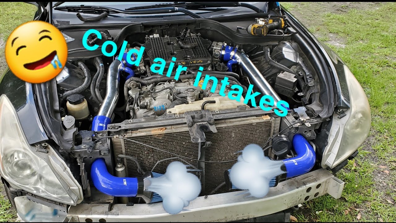 How To Cold Air Intake On 2012 G37 Z1 cold air intake install!! | G37 - YouTube