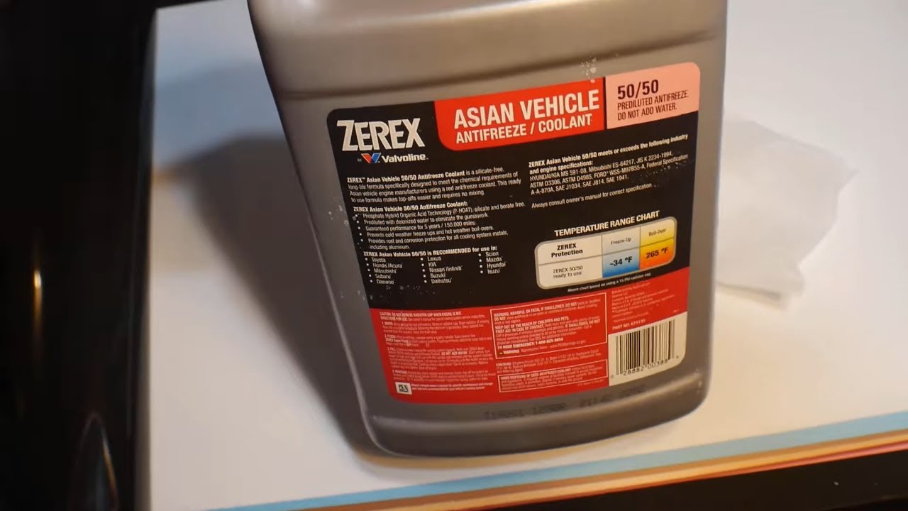 Asian Red Coolant Is What Type