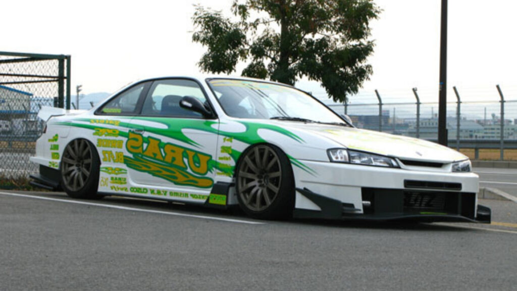 Nissan Silvia S14 Tuning Front and Rear View