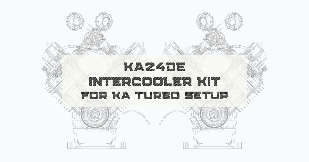 KA24DE Intercooler Kit for KA Turbo Setup