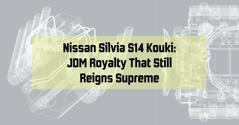 Nissan Silvia S14 Kouki: JDM Royalty That Still Reigns Supreme