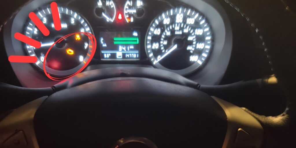 Check Engine Light on a Nissan Sentra