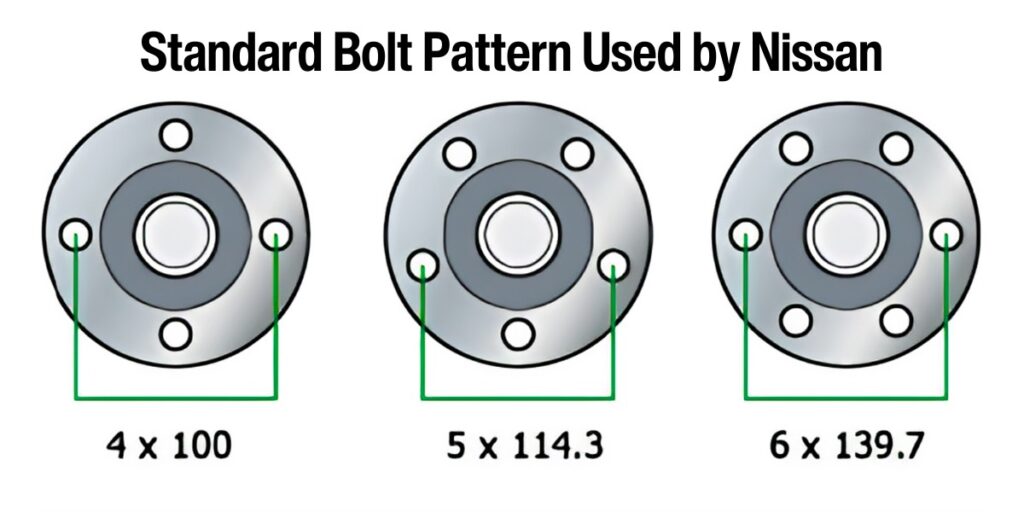 Standard Bolt Pattern Used by Nissan