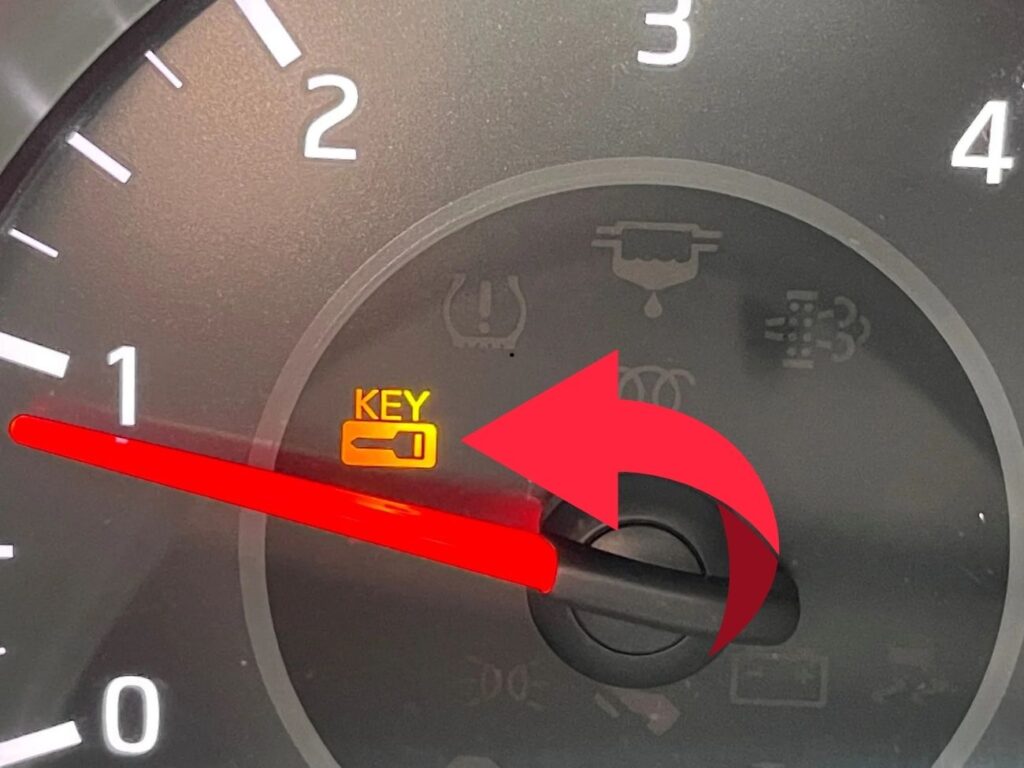 nissan intelligent key warning light