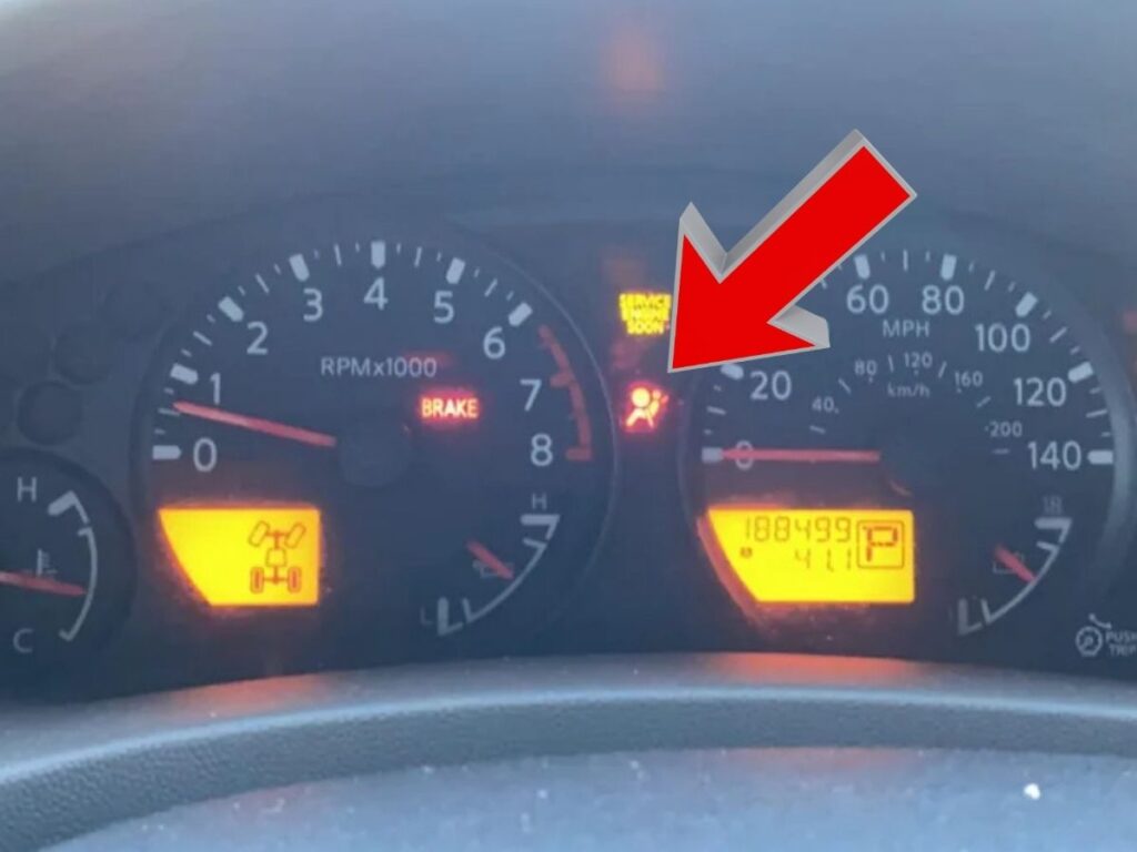 nissan xterra airbag light flashing